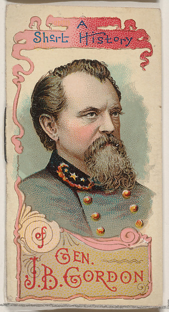 W. Duke, Sons & Co., A Short History of General John Brown Gordon, from the Histories of Generals series of booklets (N78) for Duke brand cigarettes