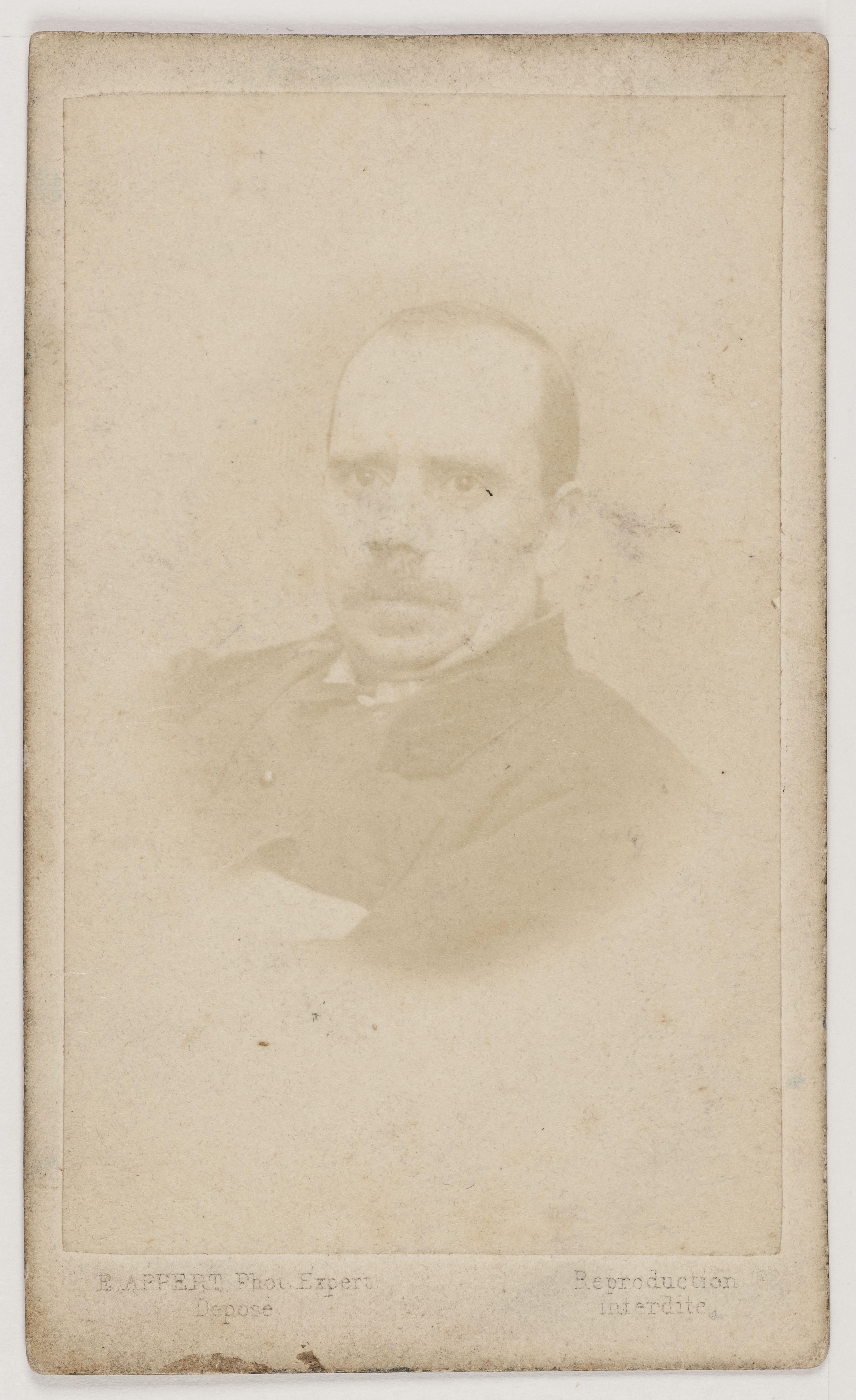 Ernest Charles Appert, Portrait de Sérizier (-1872), membre de la Commune en 1871.