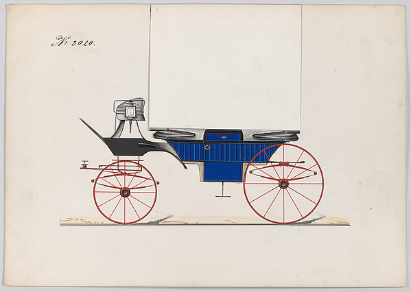 Brewster & Co., Design for Landau, No. 3006