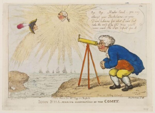 Thomas Rowlandson, John Bull Making Observations on the Comet