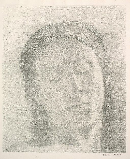 Odilon Redon, Eyes Closed