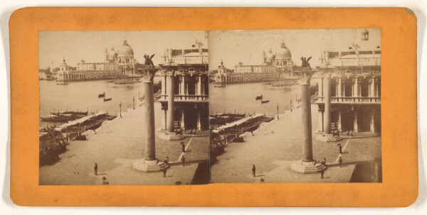 Unknown, [Piazza San Marco and Lion of Venice statue, Venice]
