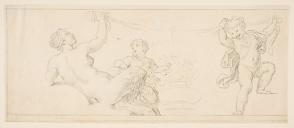 Anonymous, French, 18th century, Design for a Frieze