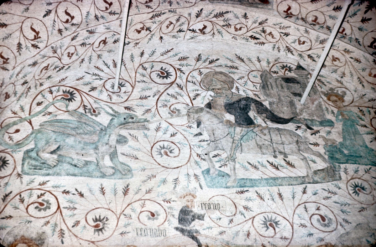 Okänd,, Lime painting in Tensta Church, Tensta parish, Uppland