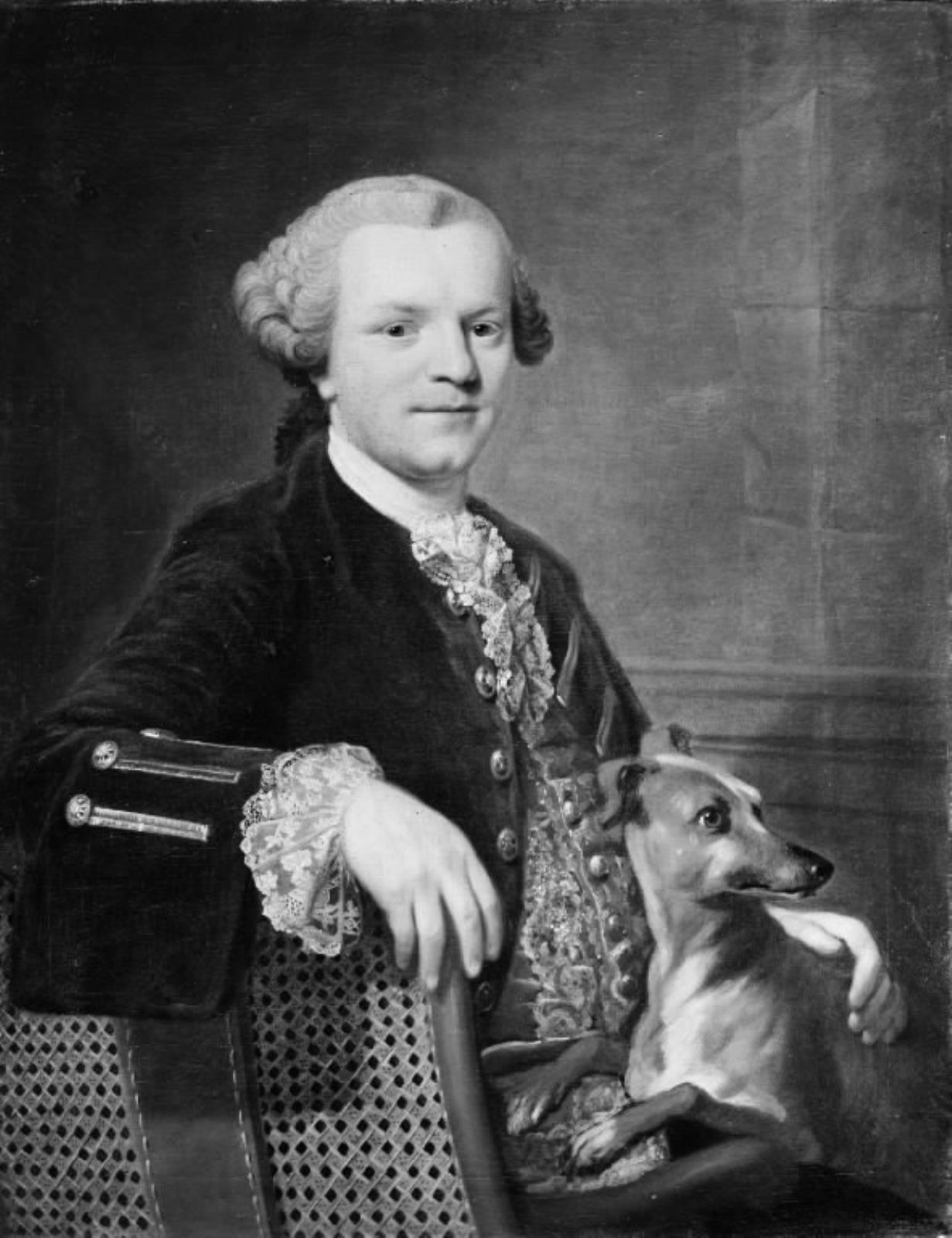 Johann Georg Ziesenis, Portræt af Freiherr von Münchhausen
