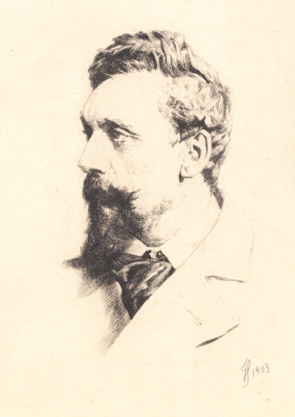Frans Schwartz, Portræt af Carl Bloch