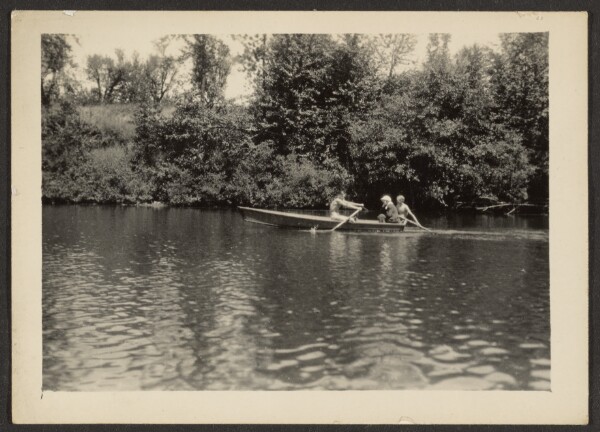 Louis Fleckenstein, [Boat Race on Rogue River]