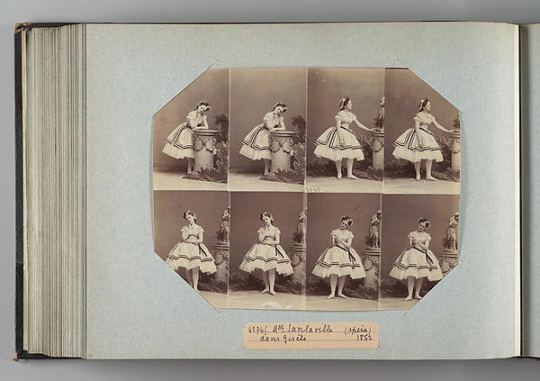 André-Adolphe-Eugène Disdéri, Mlle Sanlaville dans Gisèle