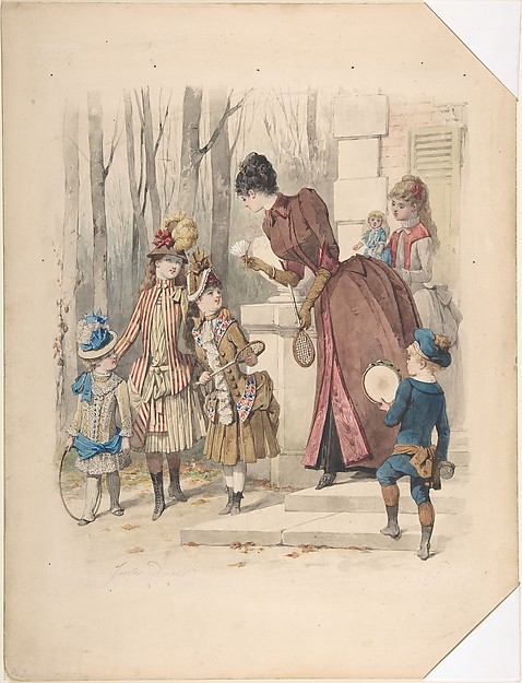 Jules David, Fashion illustration, no. 2224
