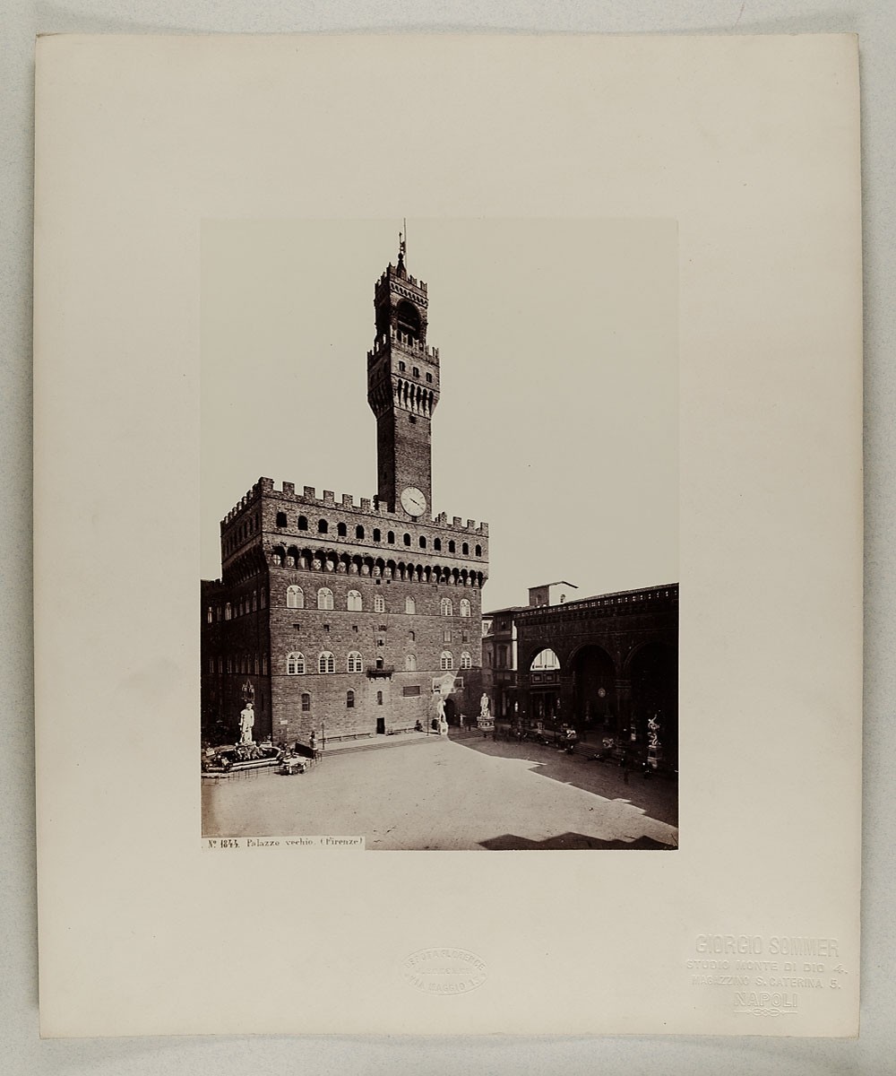 Giorgio Sommer, No. 1844. Palazzo Vecchio (Firenze)