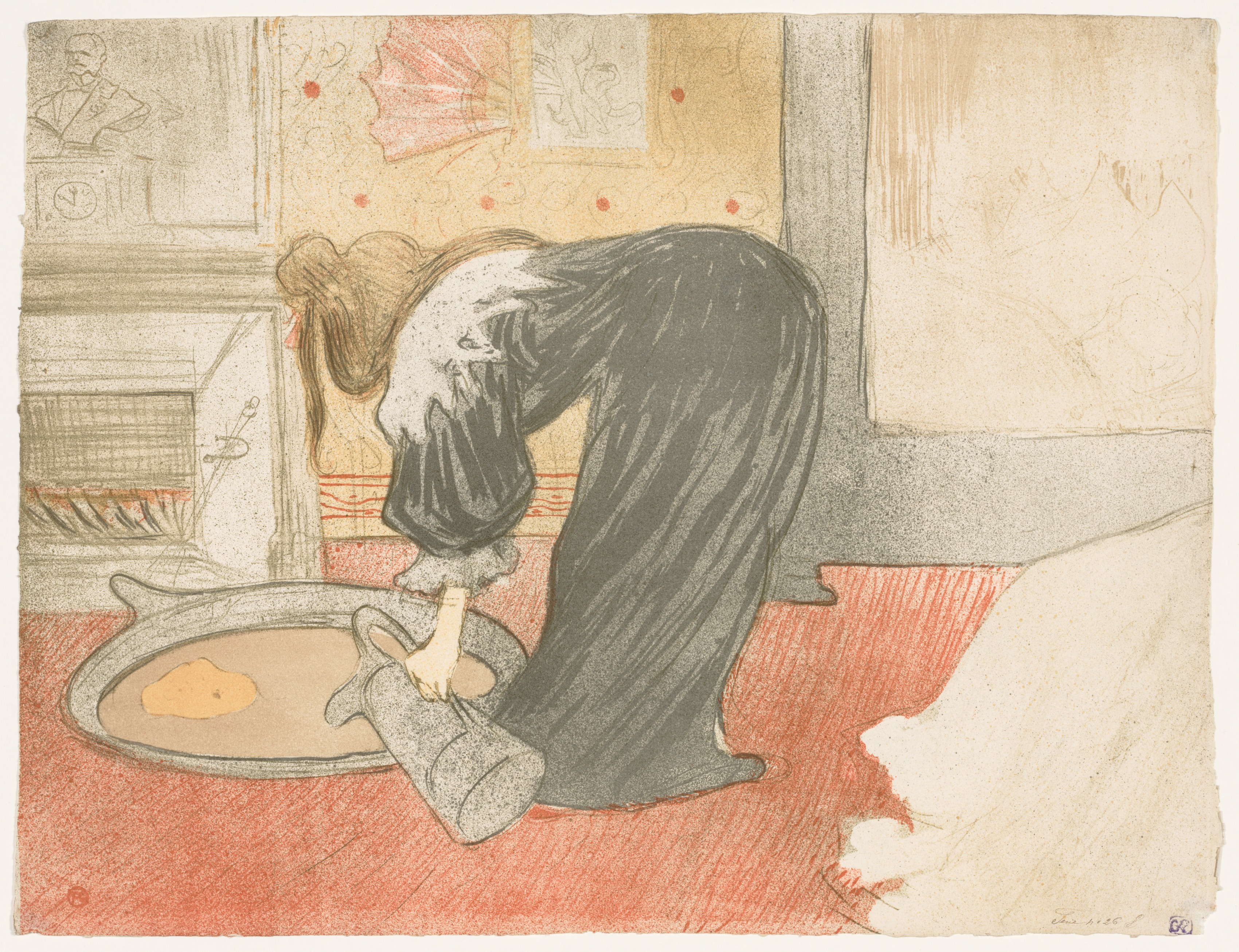 Henri de Toulouse-Lautrec, Elles: Woman at the Tub