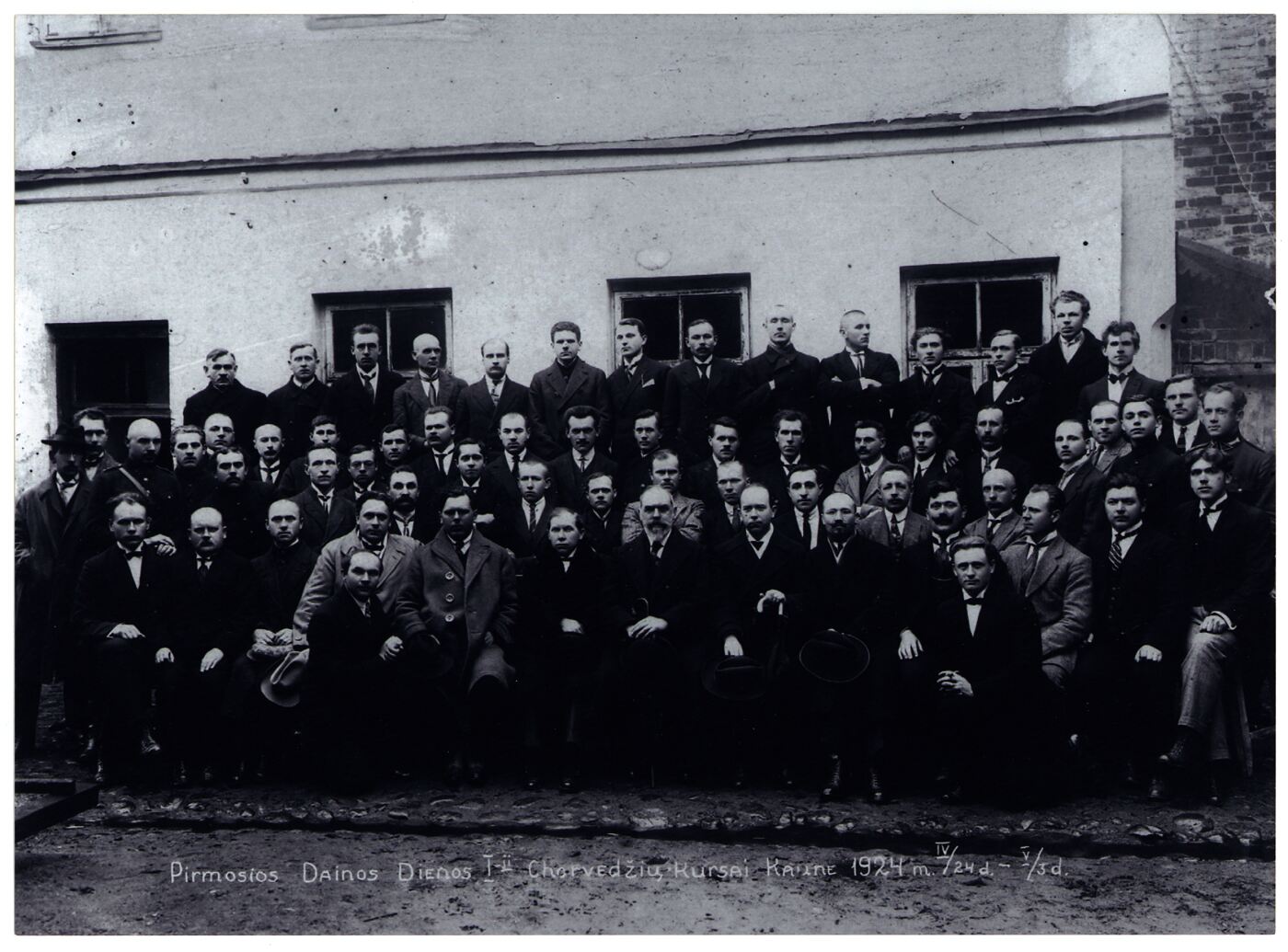 Nežinomas fotografas, Pirmosios Dainos Dienos I-ji chorvedžių kursai Kaune