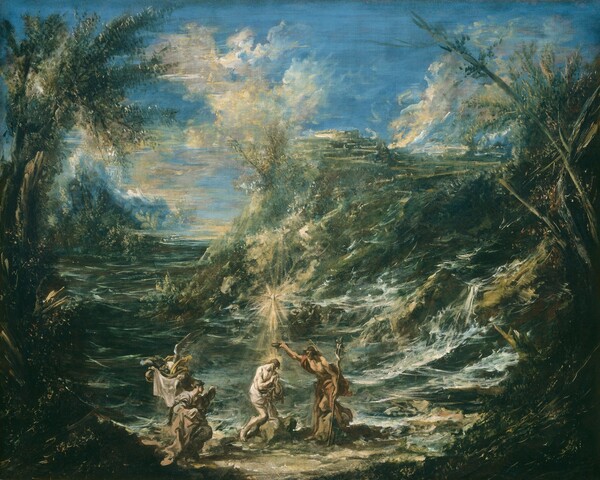 Alessandro Magnasco, The Baptism of Christ
