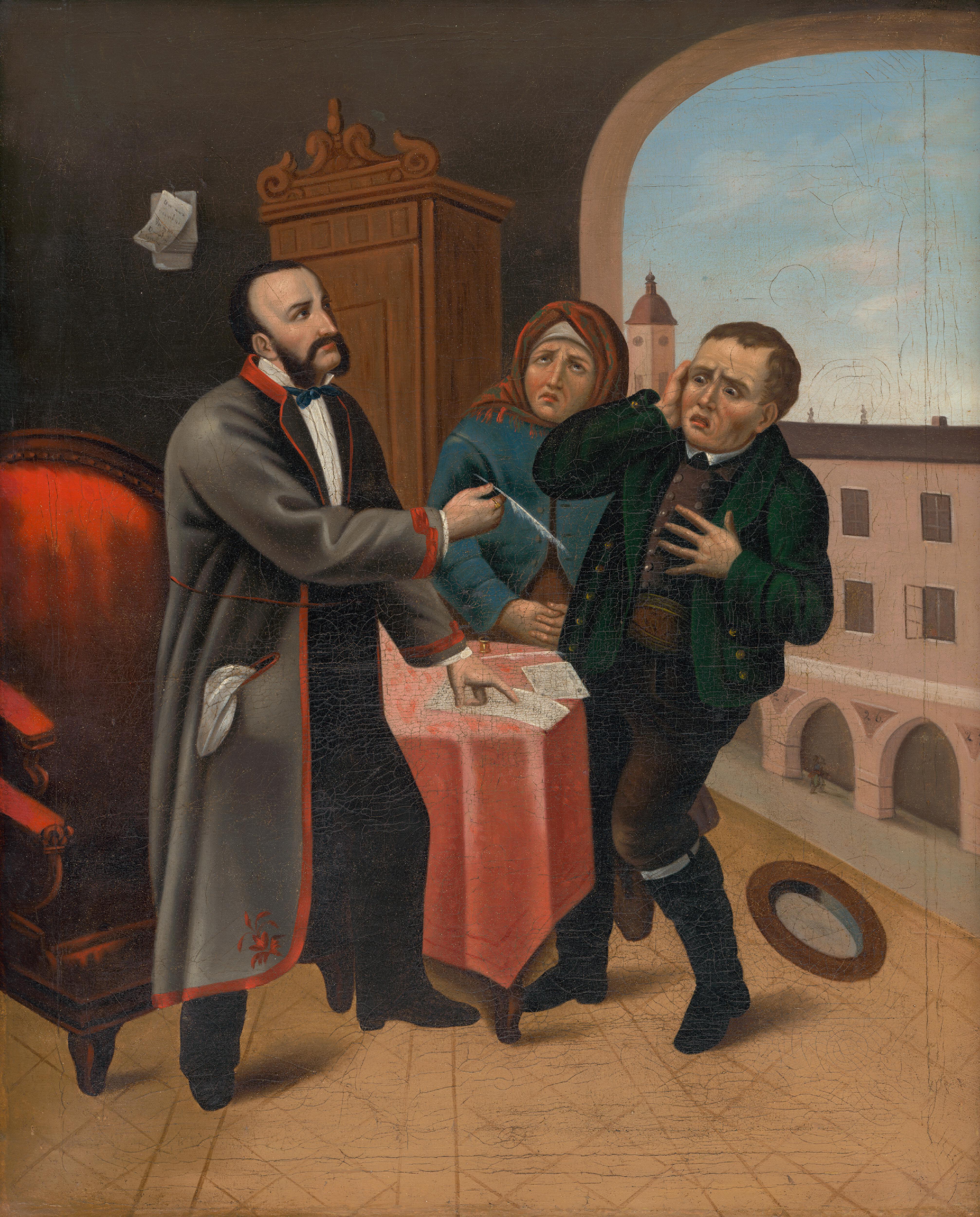 Unknown artist, Usurer