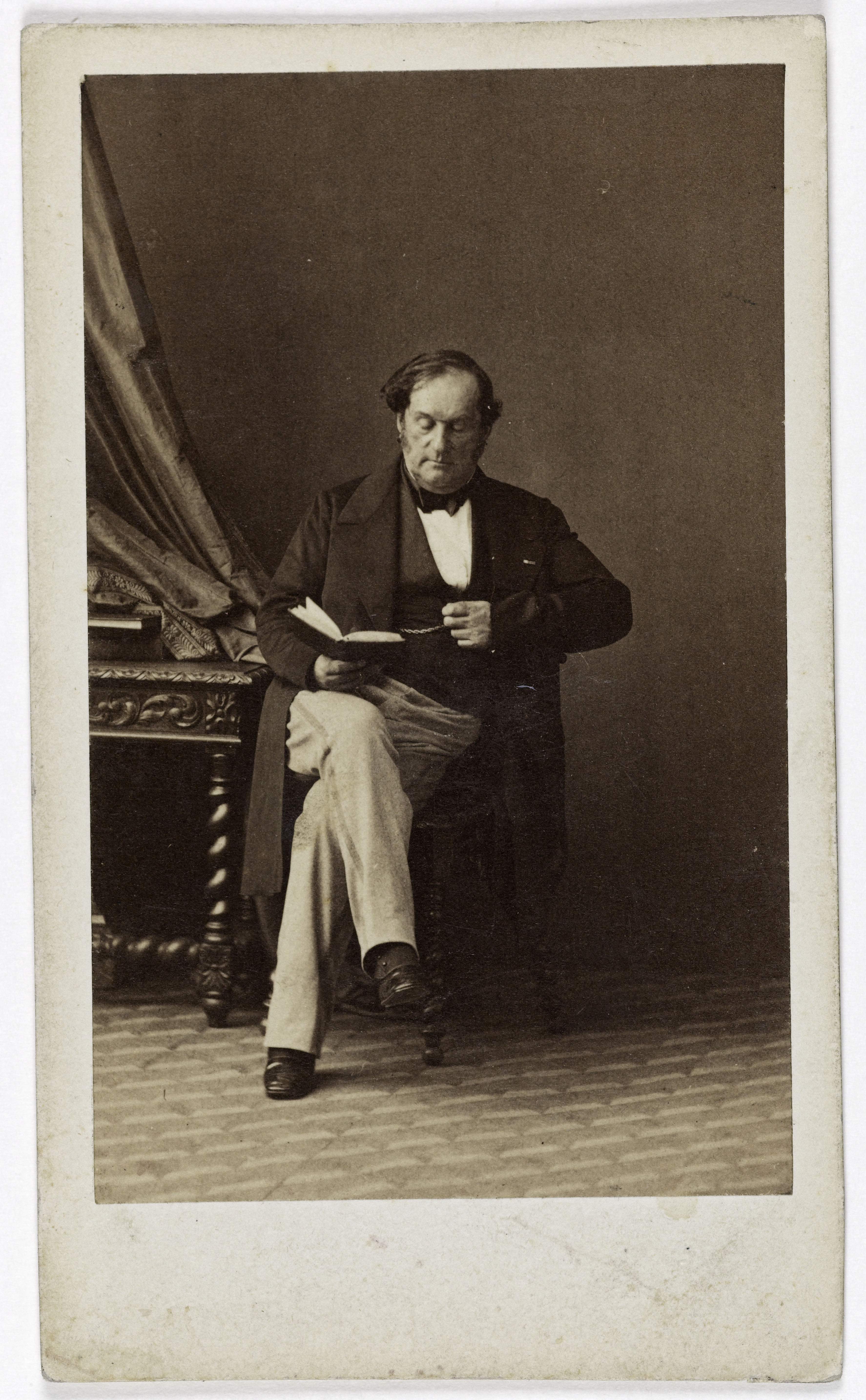Anonyme, Portrait de Charles-Marie-Tanneguy Duchâtel (comte, 1803-1867), (homme politique, collectionneur d'art)
