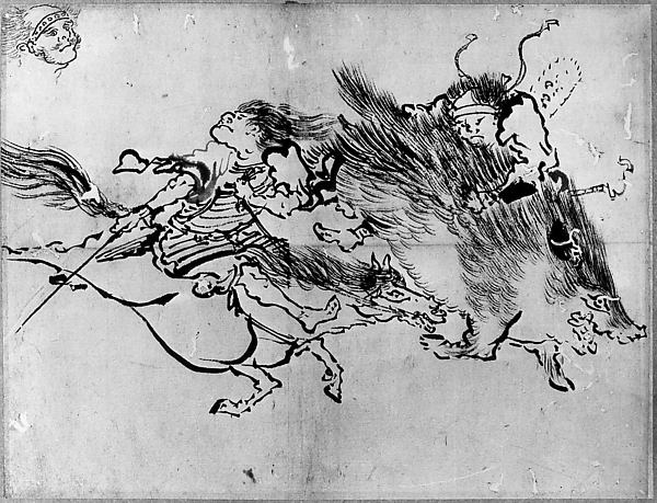 Katsushika Hokusai, Two Figures