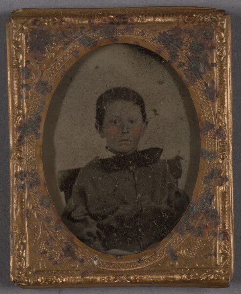 Unknown, [Portrait of a Seated Boy]