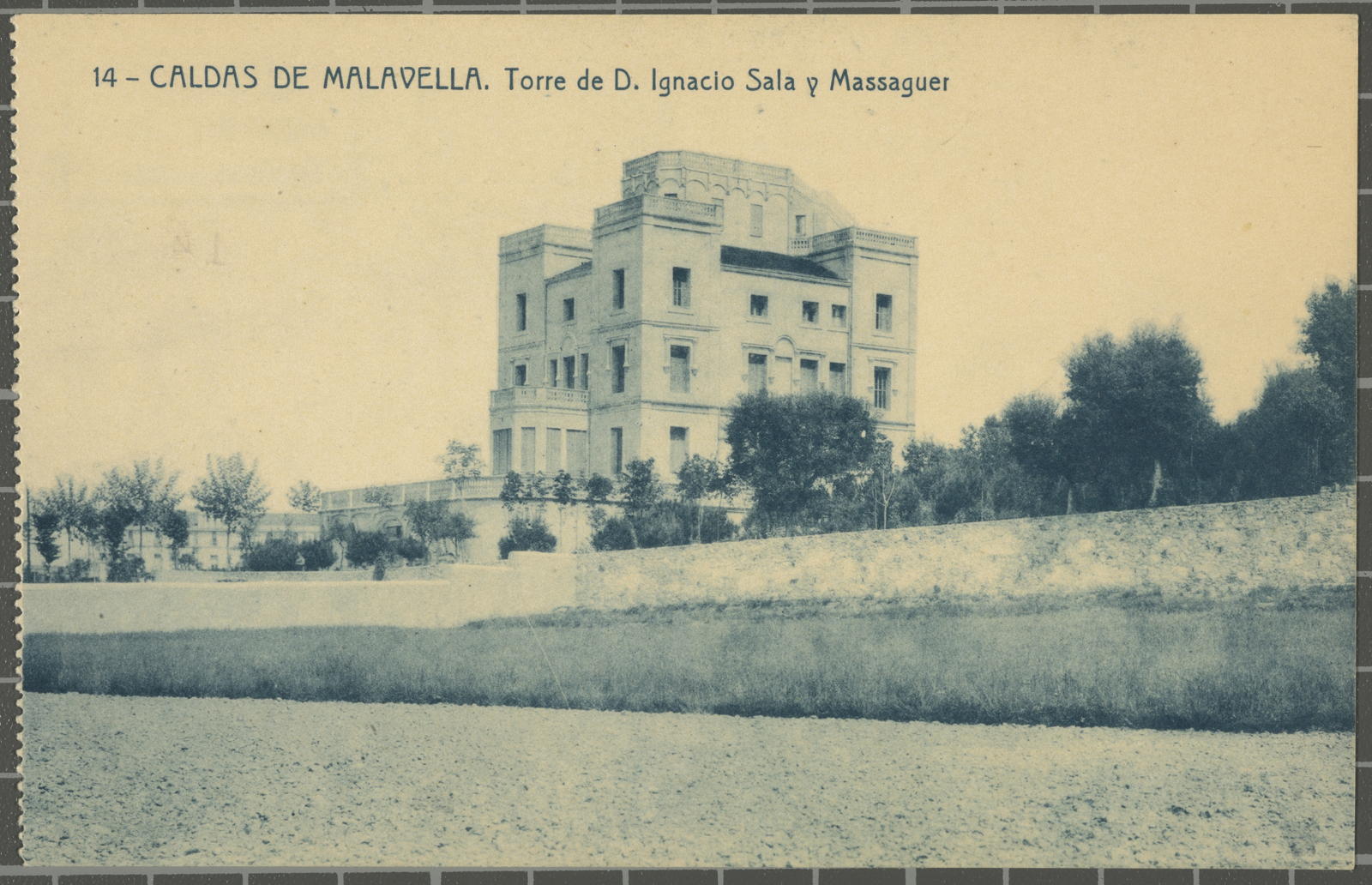 Josep Thomas Bigas, 14 - CALDAS DE MALAVELLA. Torre de D.Ignacio Sala y Massaguer