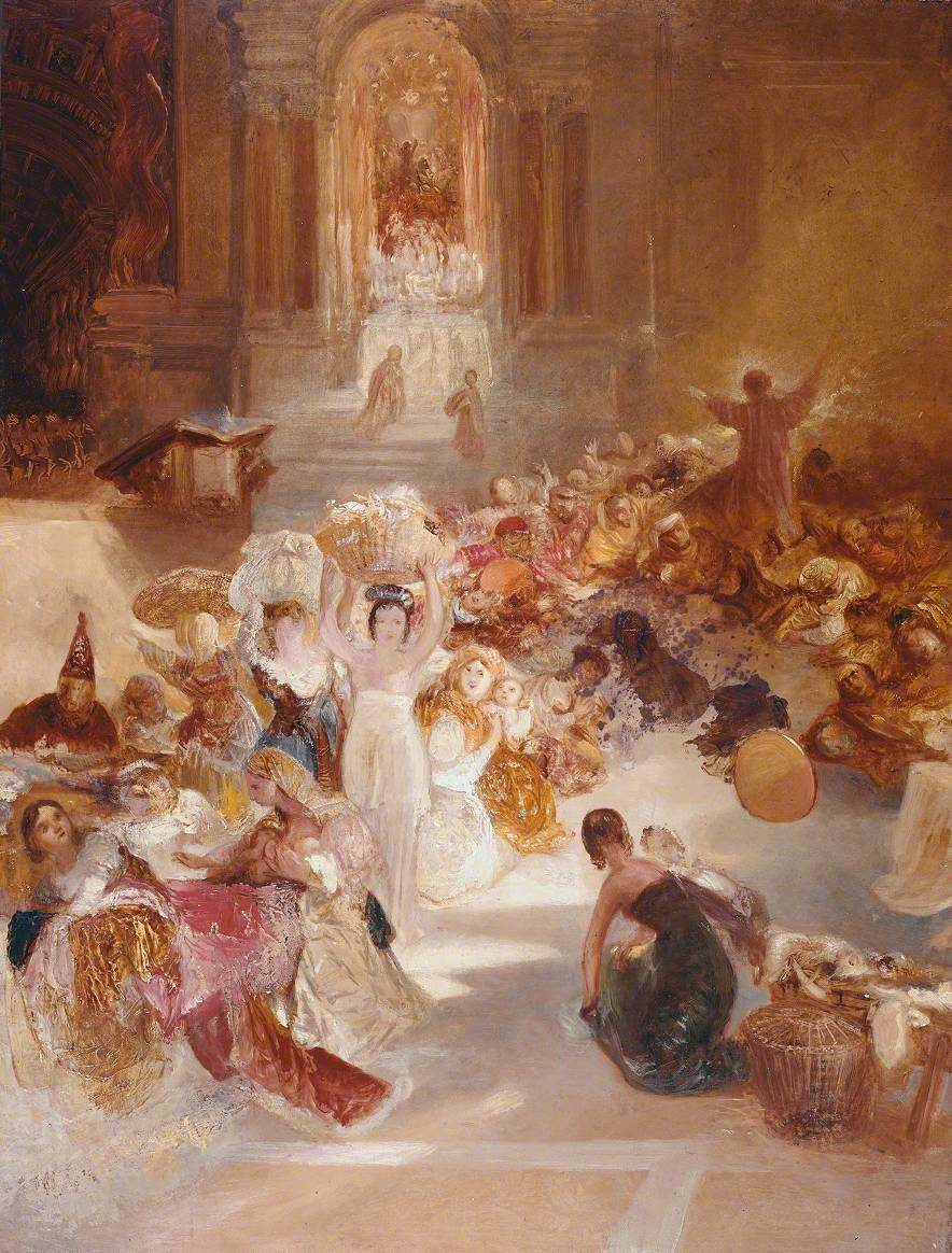 J. M. W. Turner, Christ Driving the Traders from the Temple
