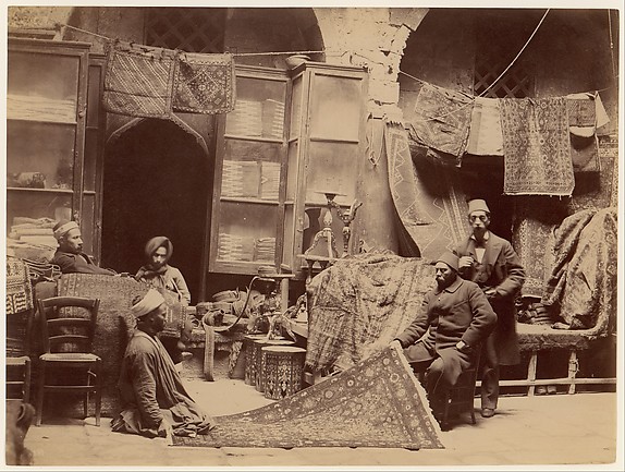 Unknown, [Bazaar, Rug Merchants]