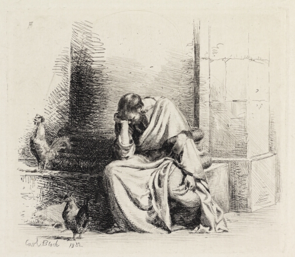 Carl Bloch, Den angrende Peter