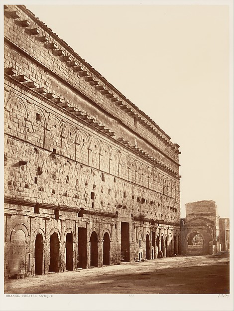Edouard Baldus, Orange, Théâtre Antique