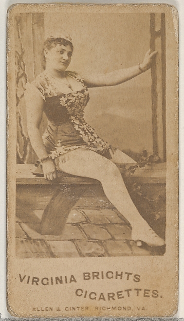 Allen & Ginter, From the Actors and Actresses series (N45, Type 5) for Virginia Brights Cigarettes