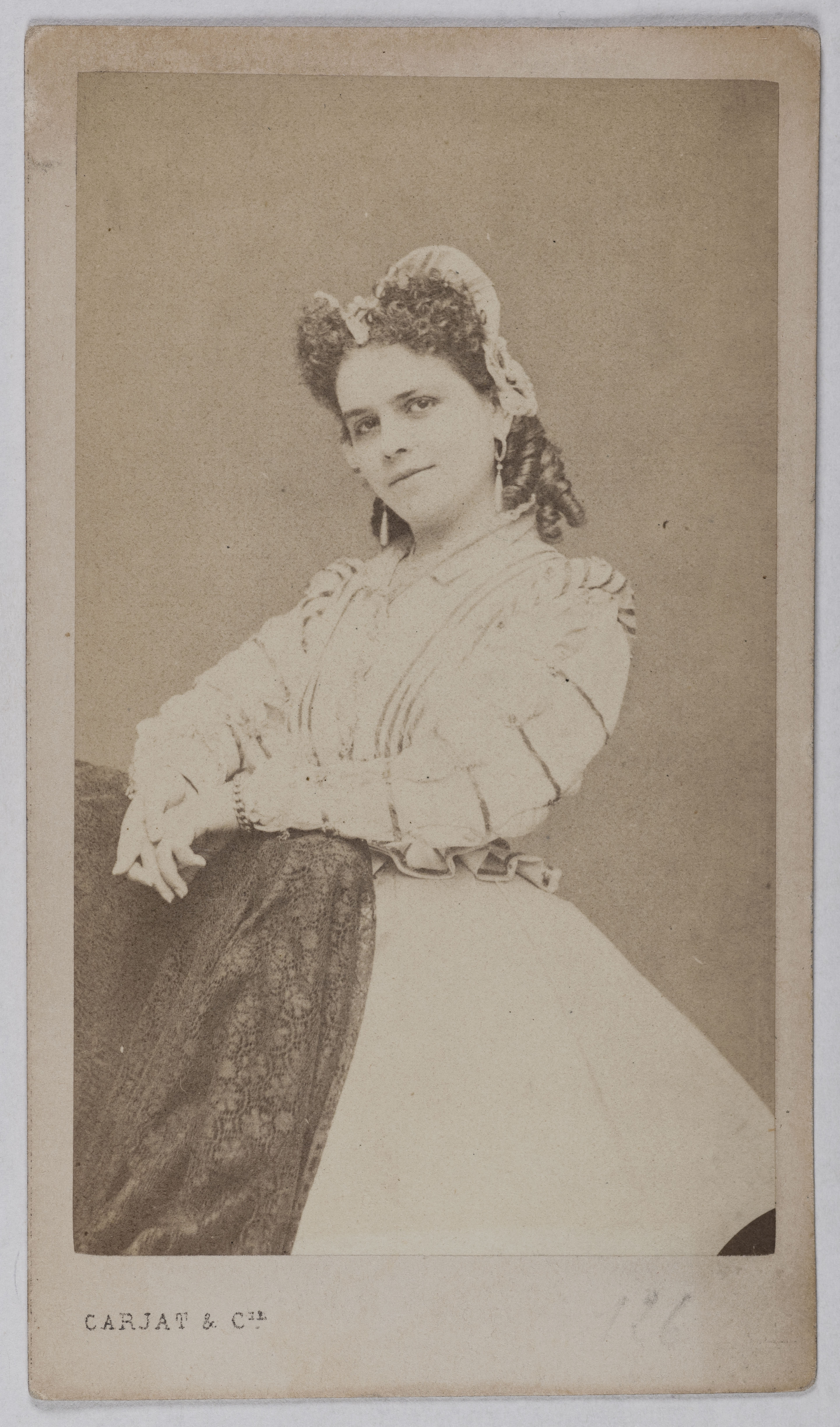 Carjat & Cie, Portrait de Célestine Galli-Marié (née Marié, épouse Galli), (1840-1905), (chanteuse lyrique)