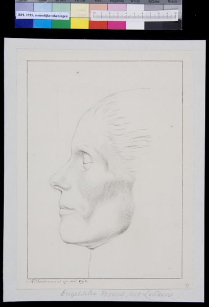 M Houtman, Head of an English woman