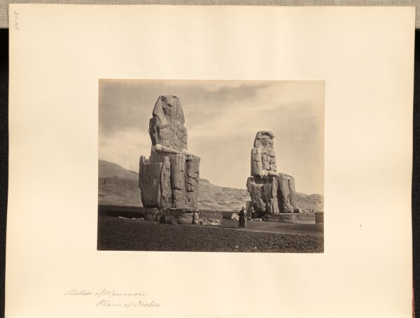 Francis Frith, Statues of Memnon, Plain of Thebes