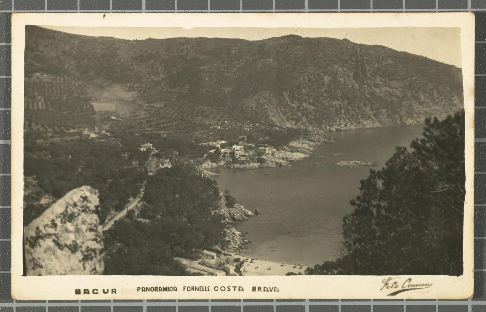 Desconegut, Bagur. Panoramica Fornells. Costa Brava