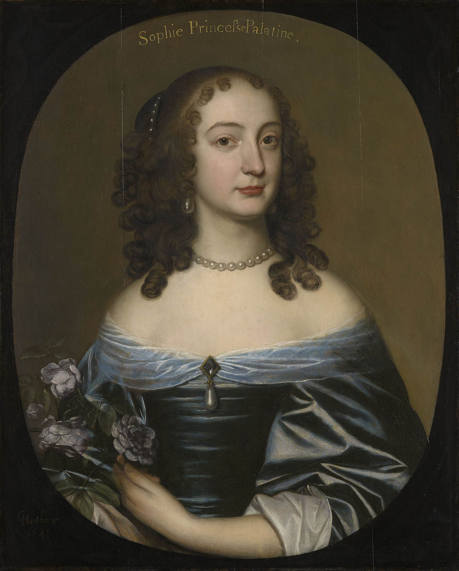 Gerard van Honthorst, Princess Sophia, later Duchess of Brunswick-Lüneburg, Electress of Hanover (1630-1714)