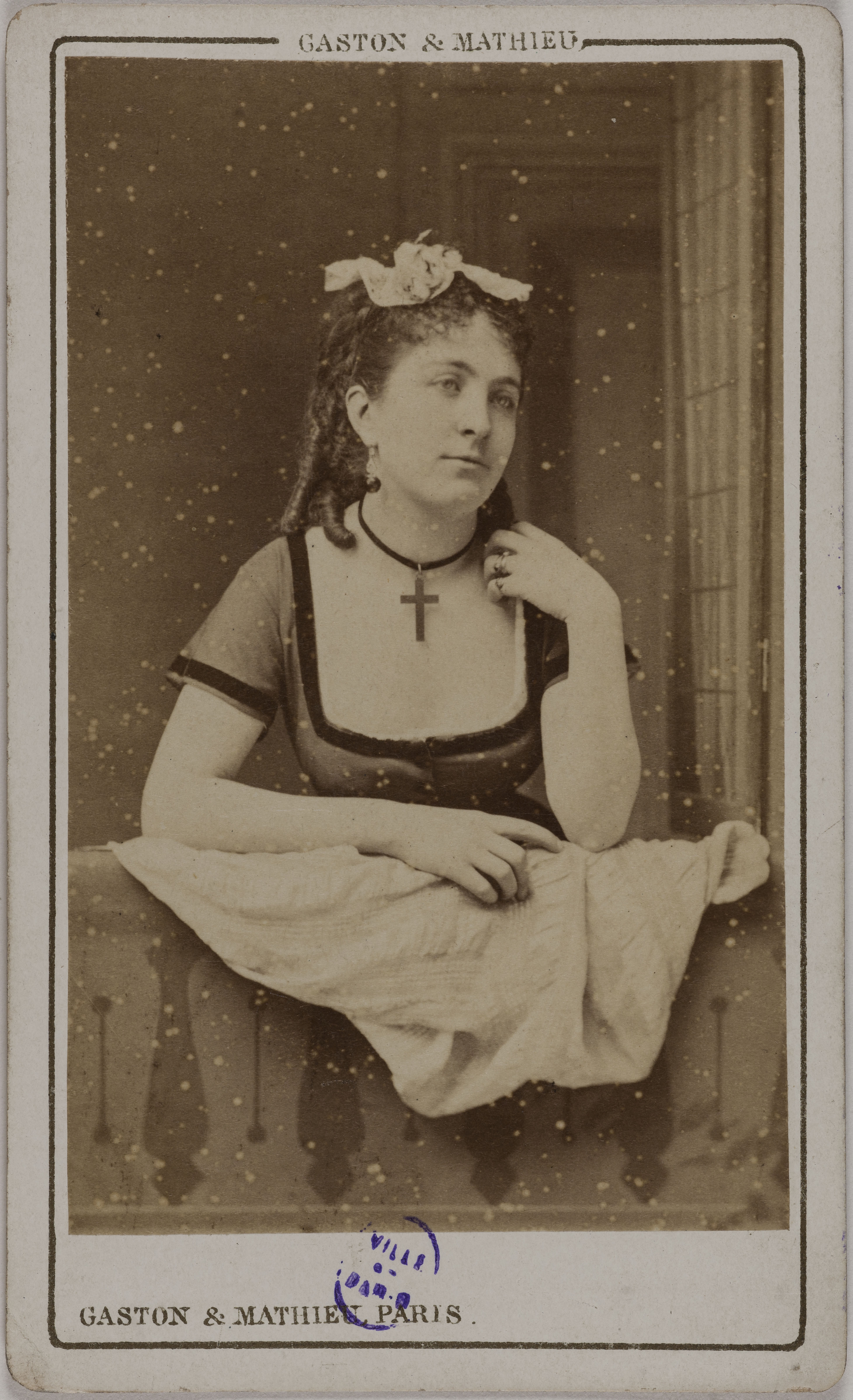 Gaston & Mathieu, Portrait d'Argene L. (ou Argeine), (actrice au Théâtre des Variétés)