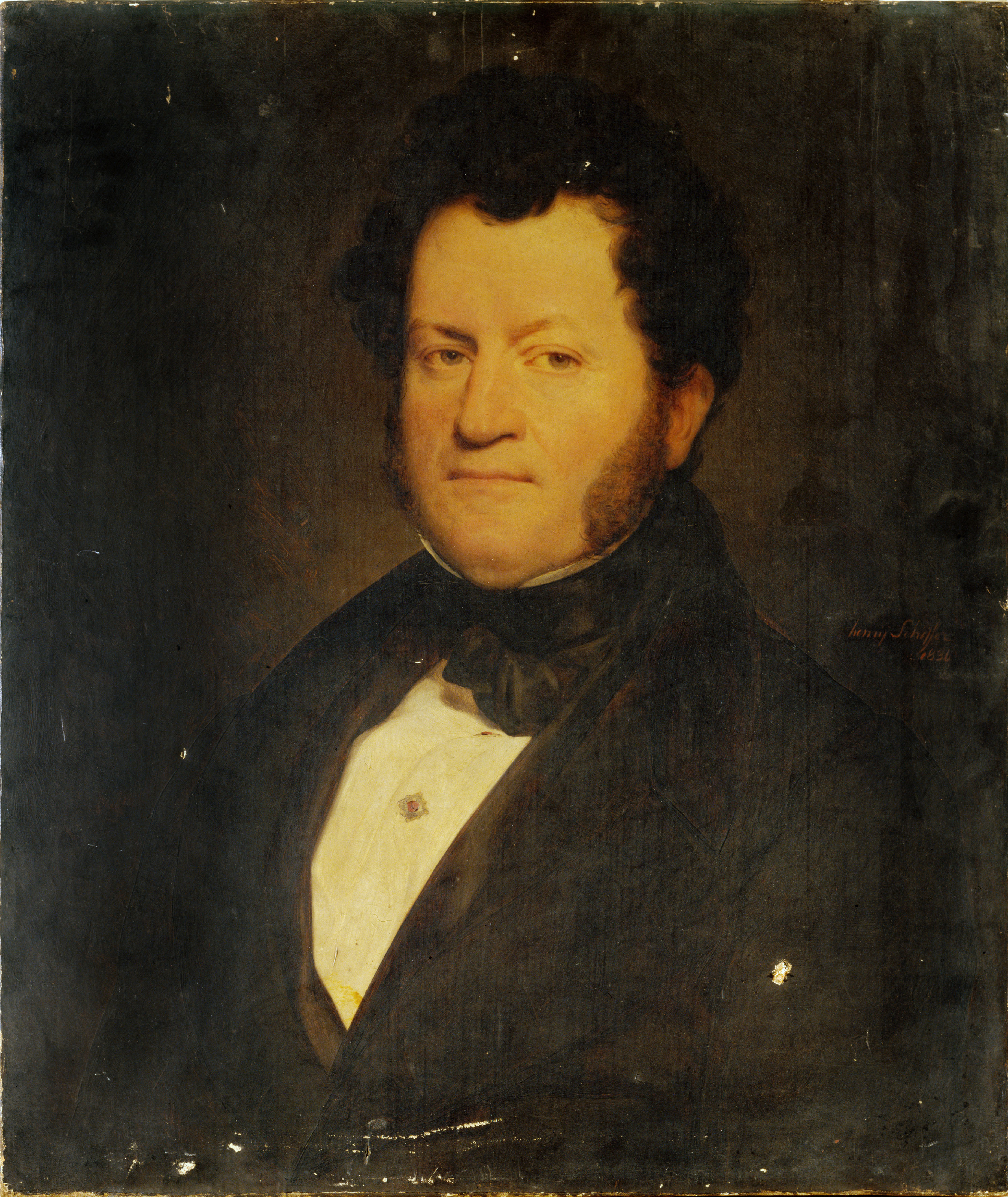 Henry Scheffer, Portrait d'homme