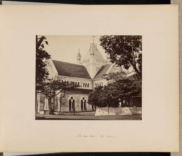 Unknown, The English Church. Galle. Ceylon