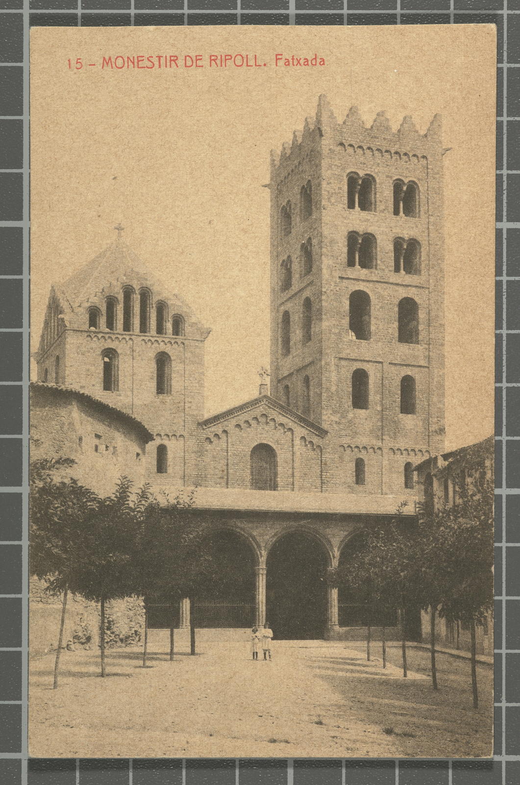 Desconegut, 15 - Monastery of Ripoll. Fatxada