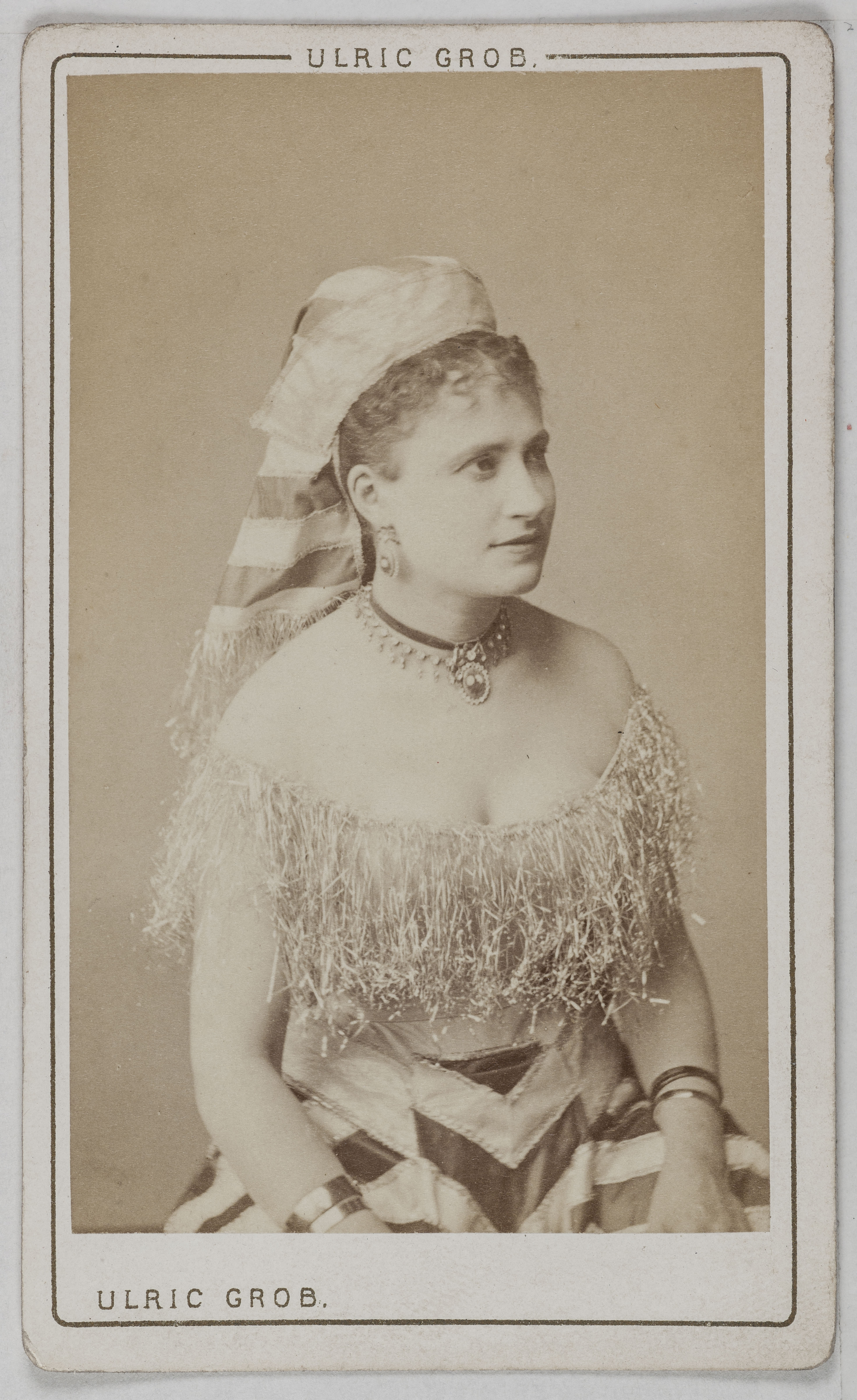 Ulric Grob, Portrait de Jeanne (actrice au théâtre des Variétés)
