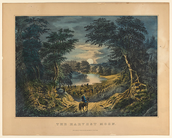 Currier & Ives, The Harvest Moon