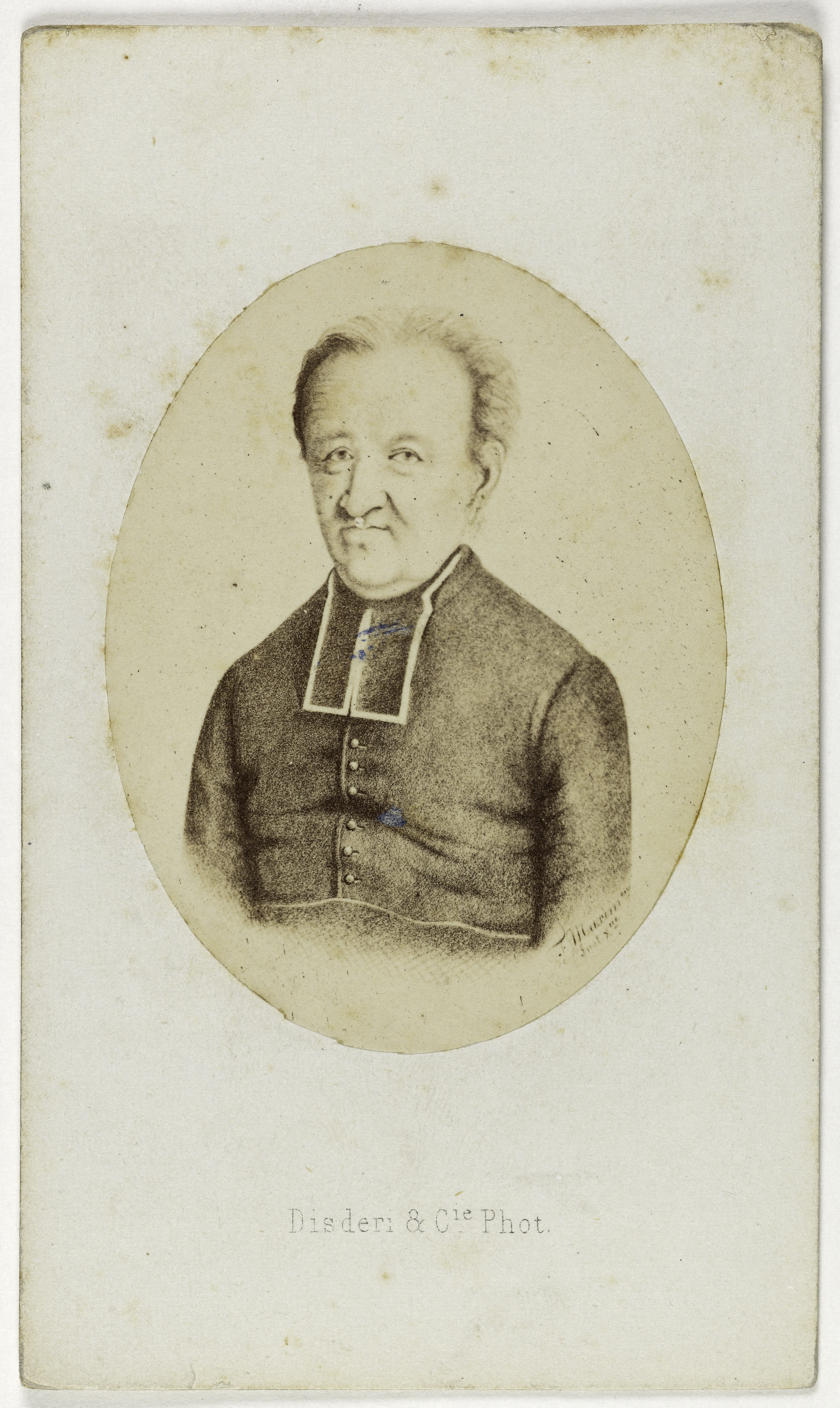 Disderi & Cie, Portrait de Lamennais Félicité Robert (de), (1782-1854), (prêtre, homme politique)