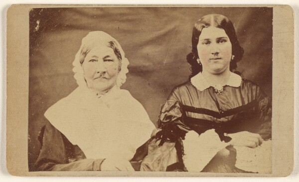 Jacob Byerly, [Portrait of Two Seated Women]