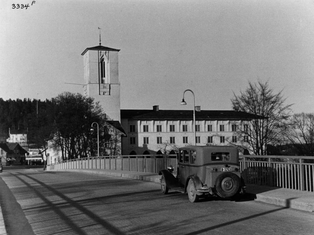 Anders Beer Wilse, Sandvika rådhus, (Bærums herredshus), samferdsel, bil.
