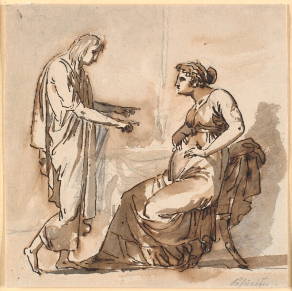 Nicolai Abildgaard, Papirius og hans moder