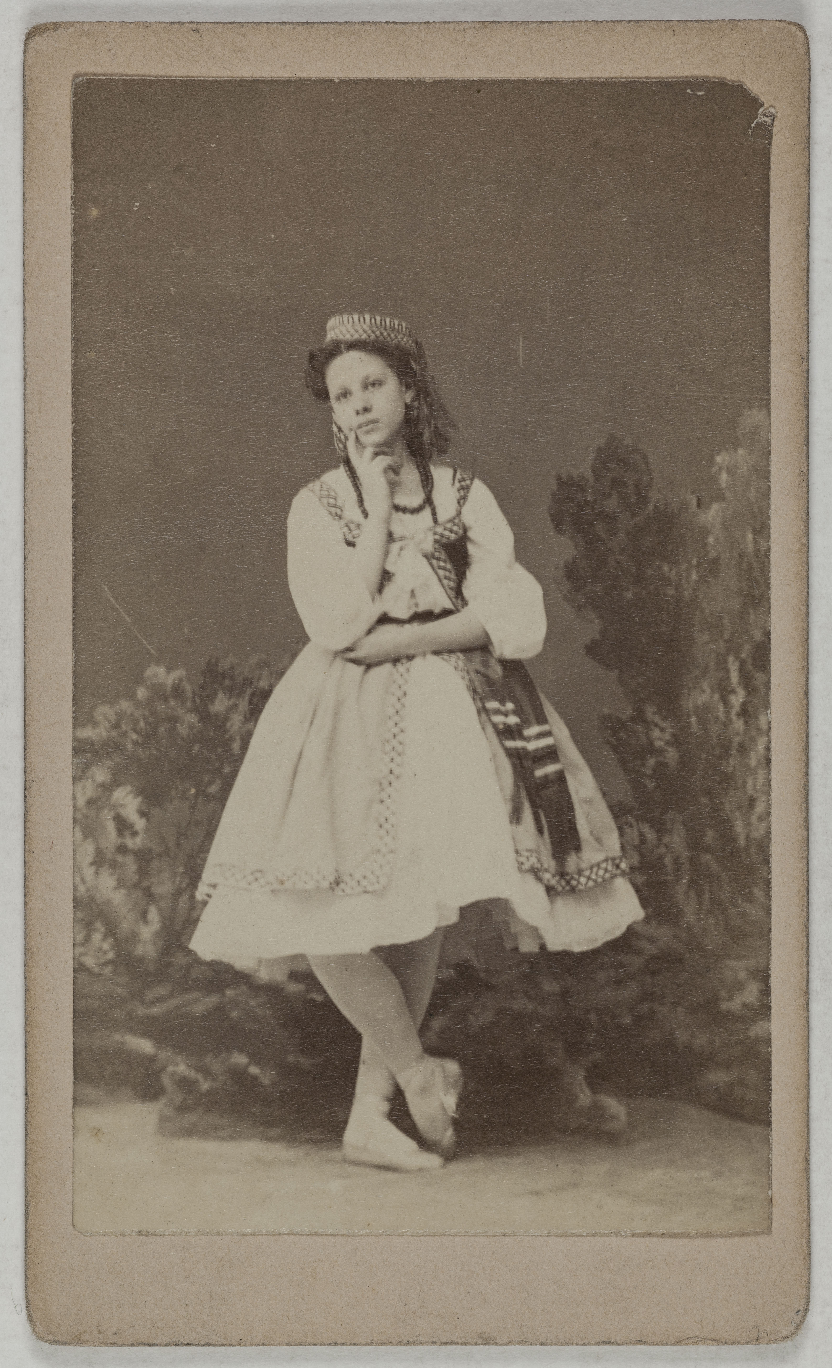 Anonyme, Portrait de Desvignes (danseuse)