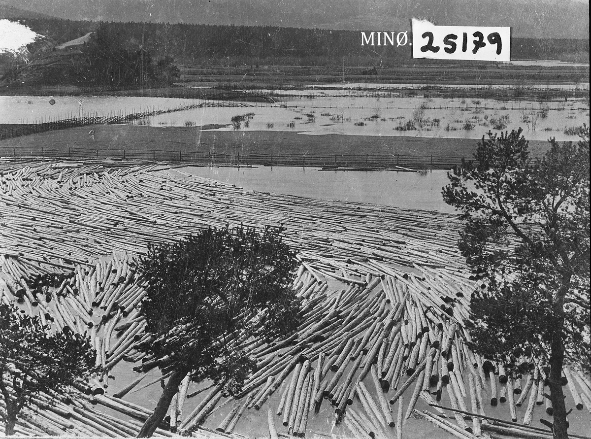 Ukjent, Flom i Glåma 1906.