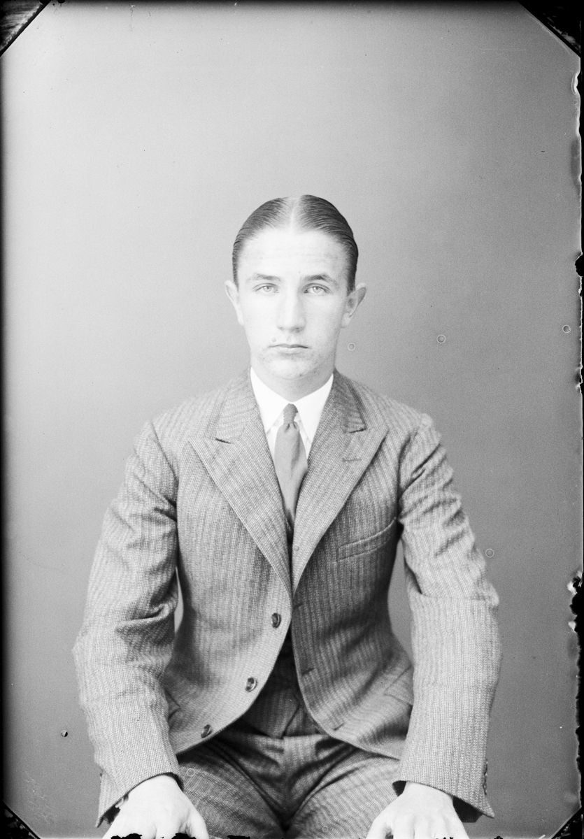 Skötsner-Edhlund, Ateljéporträtt - man, Östhammar, Uppland