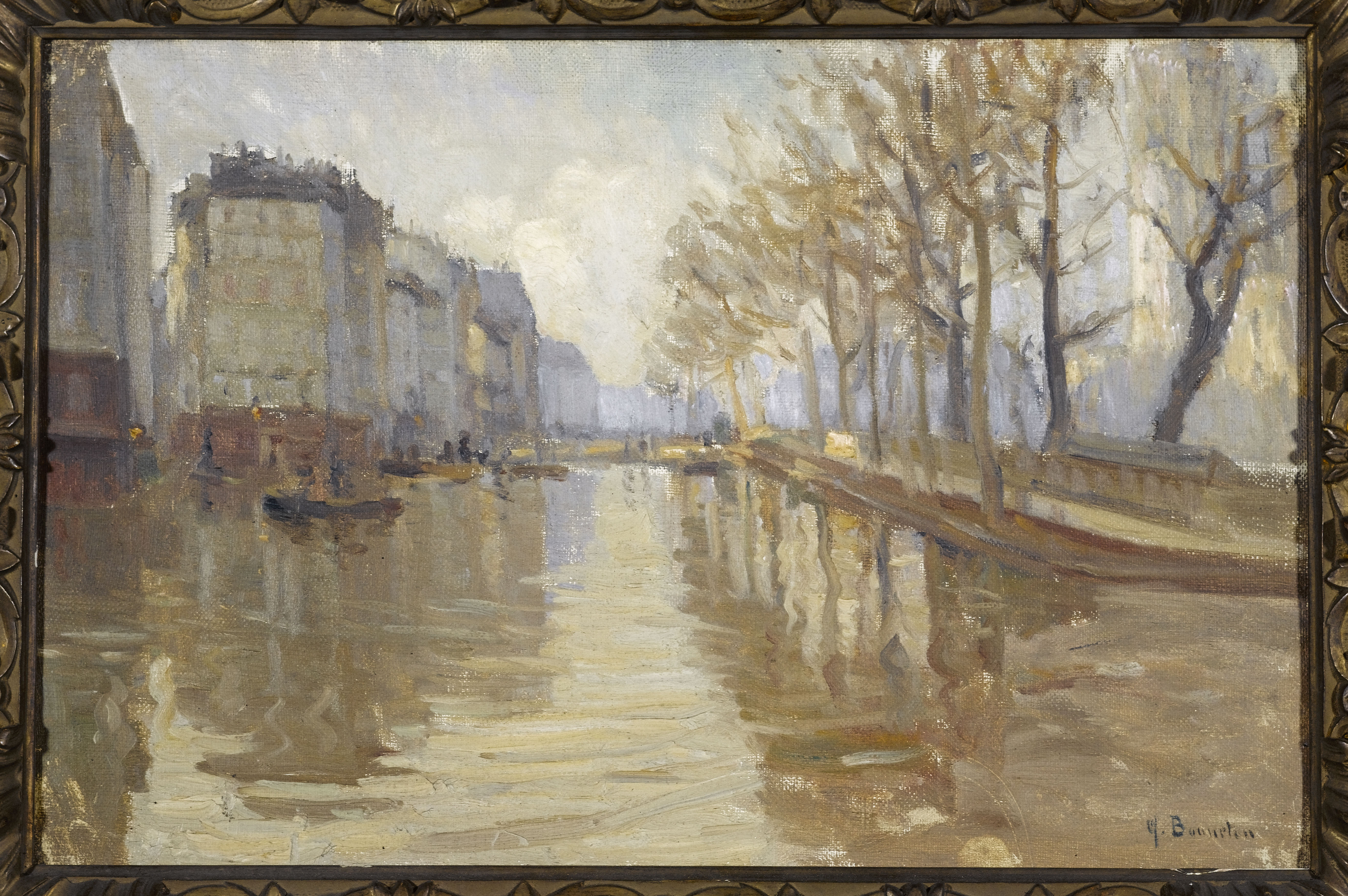 Germain Eugène Bonneton, Le quai Montebello (inondations de 1910)