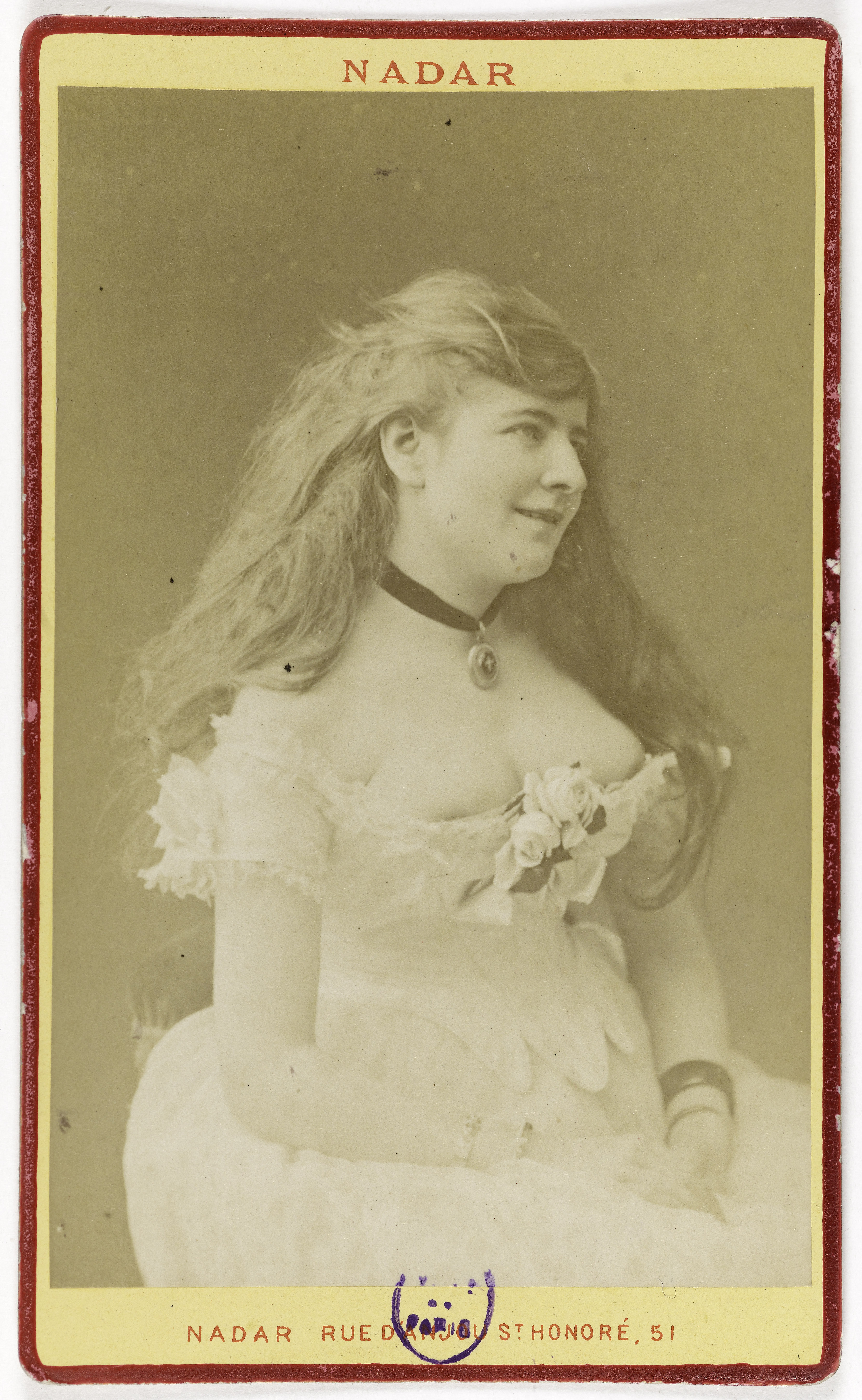 Atelier Nadar, Portrait de Martel, actrice au Théâtre des Folies-Dramatiques en 1878.