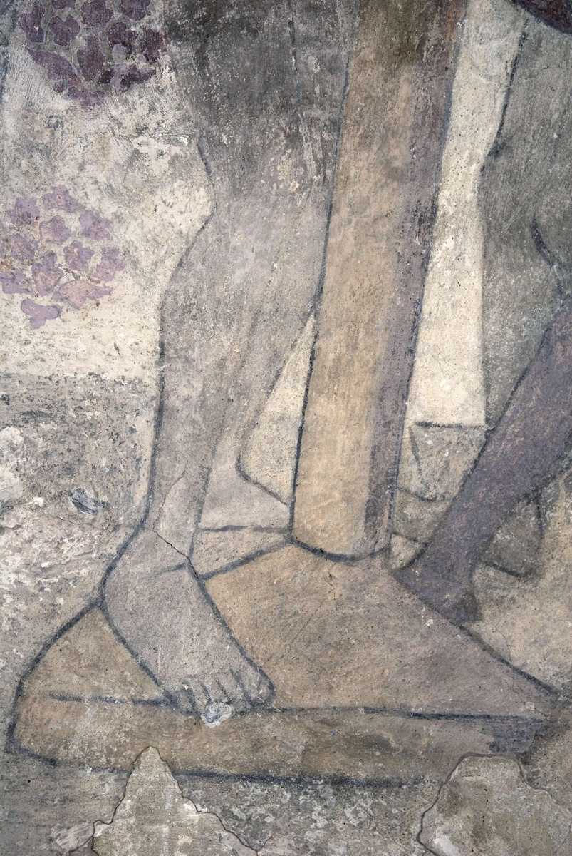 Bengt Backlund, Lime painting in Husby-Sjutolfts Church, Uppland 2009