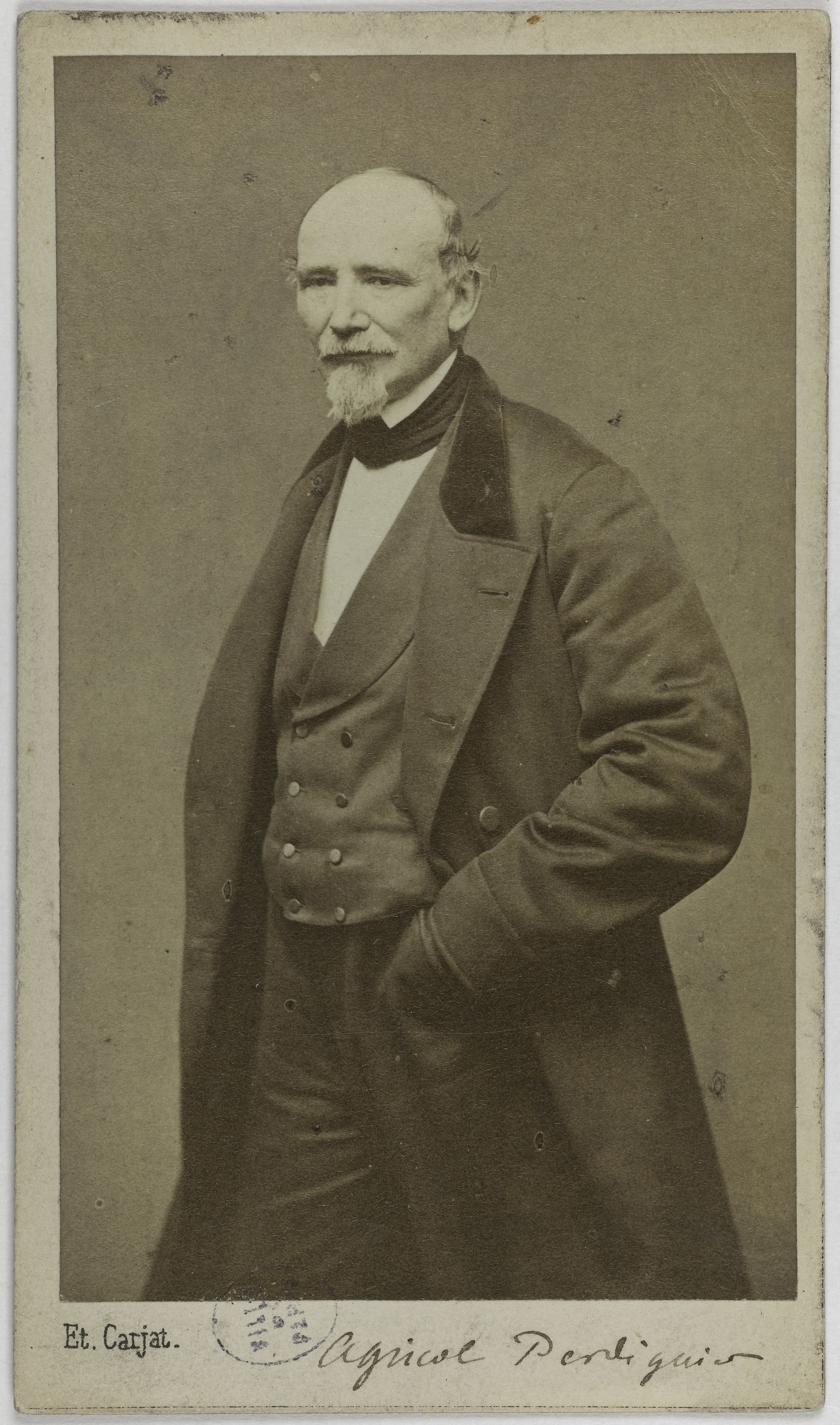 Carjat & Cie, Portrait d'Agricol Perdiguier, (1805-1875), (menuisier, publiciste, libraire, homme politique)