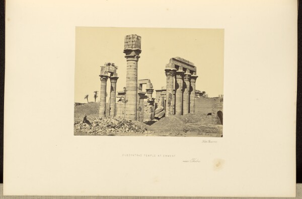 Francis Frith, Cleopatra's Temple at Erment, near Thebes